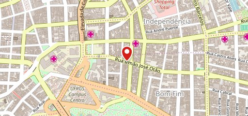 Raw Porto Alegre no mapa