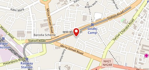 Hotel Rawat Restaurant Jaipur on map