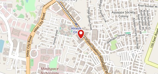 Rayalaseema Ruchulu - Hi-tech City on map