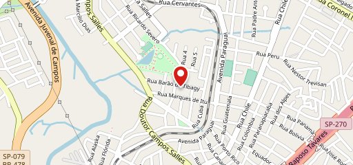 Real Espetinhos e Cia. no mapa