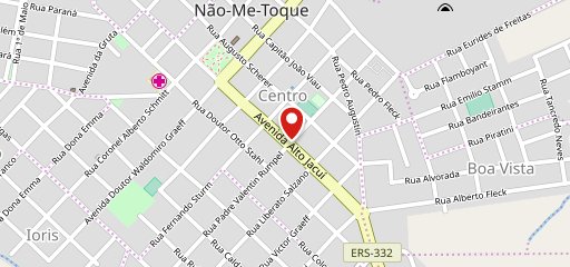 Recanto restaurante e lancheria no mapa