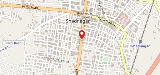 Red Bucket Biryani Shadnagar on map