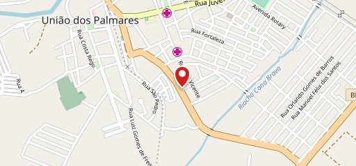 Red Dragon sushi bar no mapa