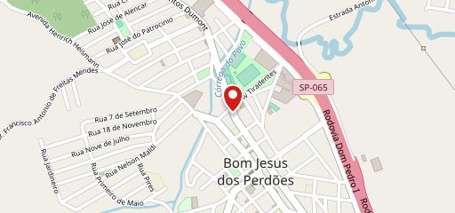 Rede Pizza Perdões no mapa
