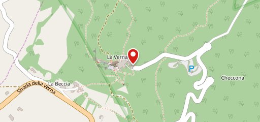 Refettorio del pellegrino sulla mappa