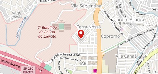 Dona Regina ! no mapa