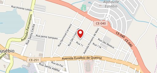 Regionais do Eusébio no mapa