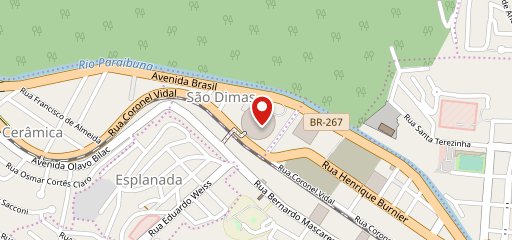 Rei do Mate Rodoviária JF no mapa