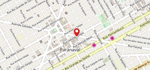 Rei dos Salgados no mapa