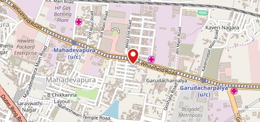 Restaurant Chef Pillai Whitefield Bangalore on map