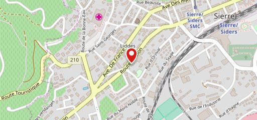 Pizzeria des Liddes sulla mappa
