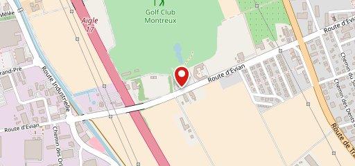 Restaurant Golf Club Montreux sulla mappa