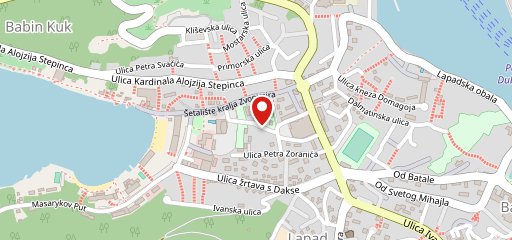 Hotel Lapad sulla mappa