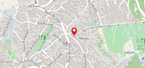 Le Rouge Restaurant & Après-Ski, Verbier sulla mappa