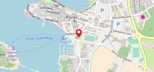 Bistro Mon Ami Poreč sulla mappa