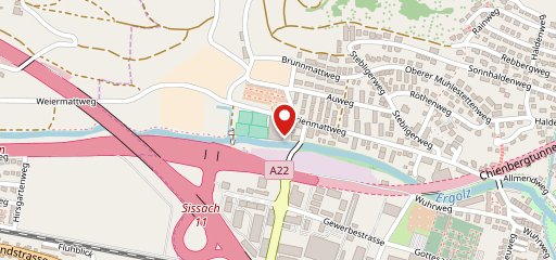 Restaurant Tennis Center Sissach sulla mappa