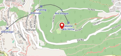 Ristorante panoramico Vetta Monte Brè sulla mappa