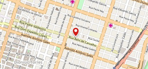 Açafrão Self-Service no mapa