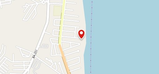 Cabana costa do cacau Bahia Beach no mapa