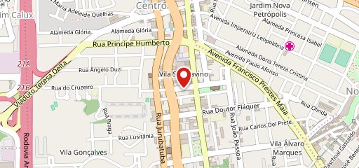 Restaurante Danielli no mapa