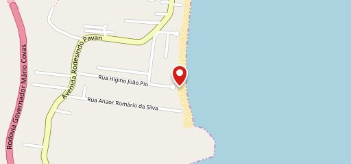 Costão Parador - Praia do Estaleirinho no mapa