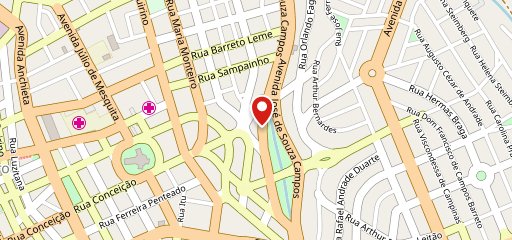 Jangada Cambui no mapa