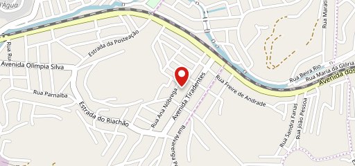 Restaurante pensão da Jane no mapa