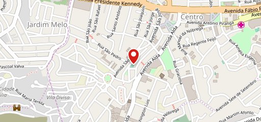 Restaurante sabor e vida no mapa