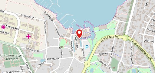 Restauranter I Roskilde sur la carte