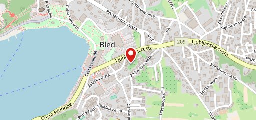 Restavracija Central Bled sulla mappa