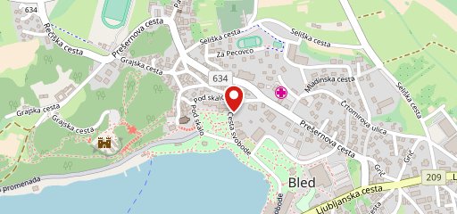 Restavracija Labod sulla mappa