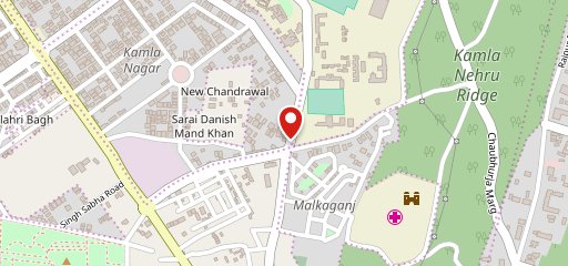 Ricos, Kamla Nagar on map