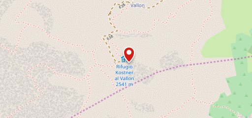 Rifugio Franz Kostner al Vallon sulla mappa