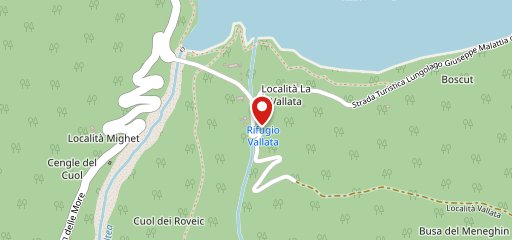 Rifugio Vallata sulla mappa