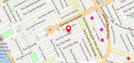 Rio Branco Lanches no mapa