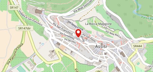 Antichi sapori di Assisi sulla mappa