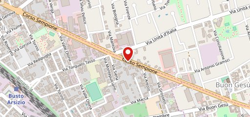 Ristorante Asia sulla mappa