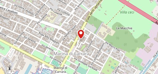 Ristorante Cina Gusto Carrara sulla mappa