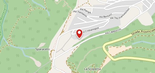 Ristorante dei conti sulla mappa