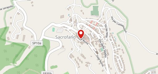 L'osteria di Sacrofano "La Scaletta" sulla mappa