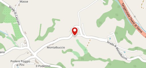 Ristorante Pizzeria Montalbuccio sulla mappa