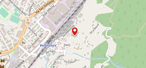 Ristorante Montebello Bellinzona sulla mappa