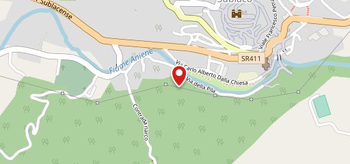 Ristorante Origini Cibo e Vino Subiaco sulla mappa