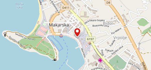 Restaurant Riva RIVA - MAKARSKA d.o.o. sulla mappa