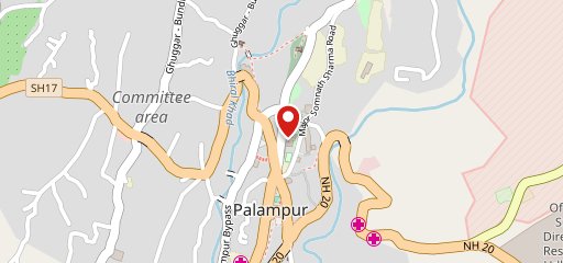 R.K Pizza Point Palampur Palampur on map