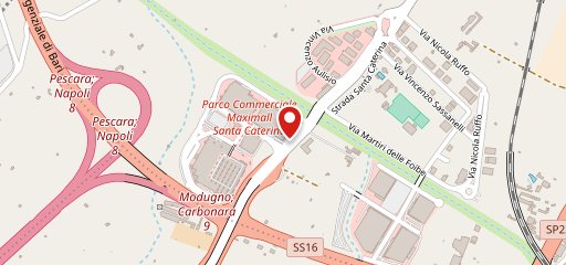 Roadhouse Restaurant Bari sulla mappa