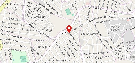 Rock Dog Lanches no mapa