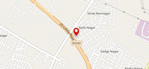 Shawarma hut on map