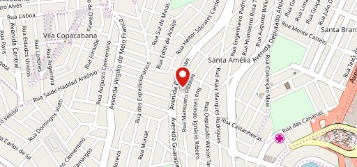 Espeto Santa Amélia no mapa