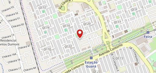 Rota do churrasco no mapa